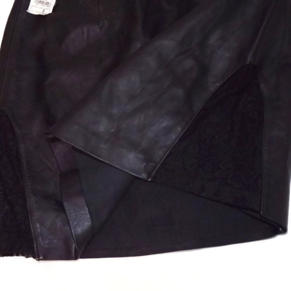 Identify Size 6 Soft Leather & Lace Skirt Size 6 - Picture 2 of 8